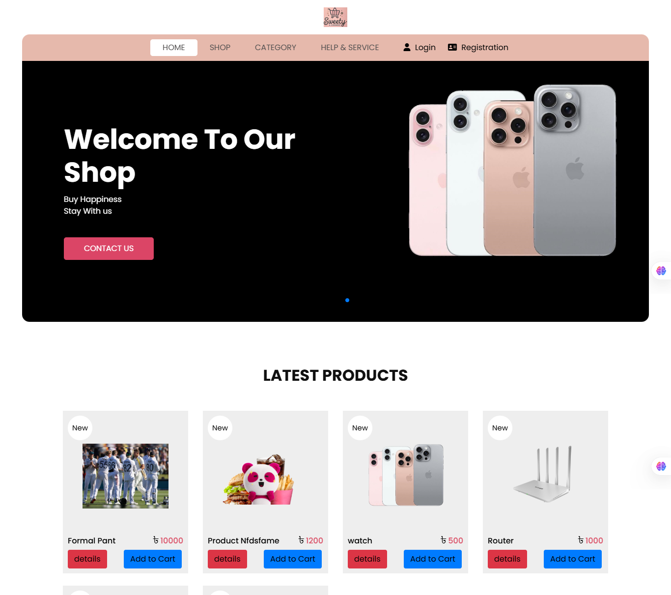 E-commerce Website